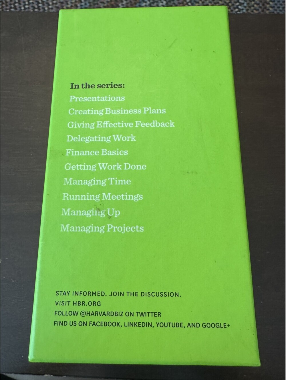 Harvard Business Review 20 Minute Manager Boxed Set 10 Books Like New Condition - Picture 4 of 7